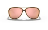OAKLEY Split Time Brown Tortoise Prizm Rose Gold Polarized