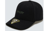 OAKLEY 6 Panel Stretch Metallic Hat Blackout S/M