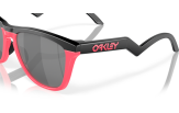 OAKLEY Frogskins Hybrid Matte Black/Neon Pink Prizm Black