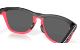 OAKLEY Frogskins Hybrid Matte Black/Neon Pink Prizm Black