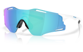 OAKLEY Cybr Zero Polished White Prizm Sapphire