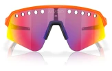 Päikeseprillid OAKLEY Sutro Lite Sweep Mathieu Van Der Poel Orange Sparkle Prizm Road