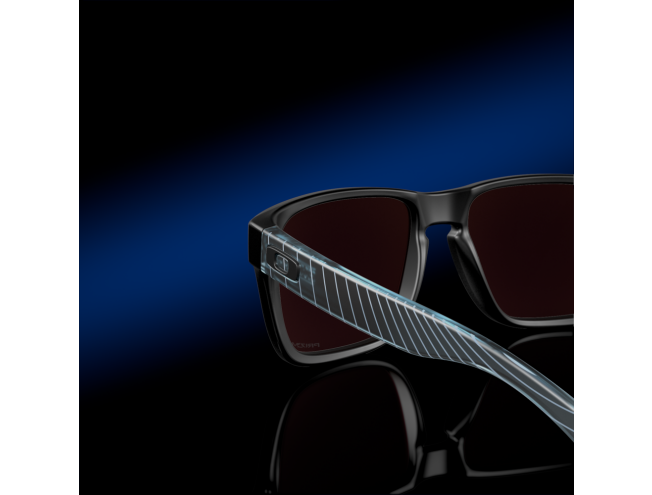 OAKLEY Holbrook XS Matte Transparent Stonewash Prizm Sapphire Polarized