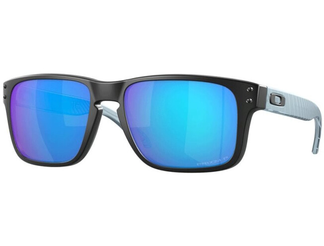 OAKLEY Holbrook XS Matte Transparent Stonewash Prizm Sapphire Polarized