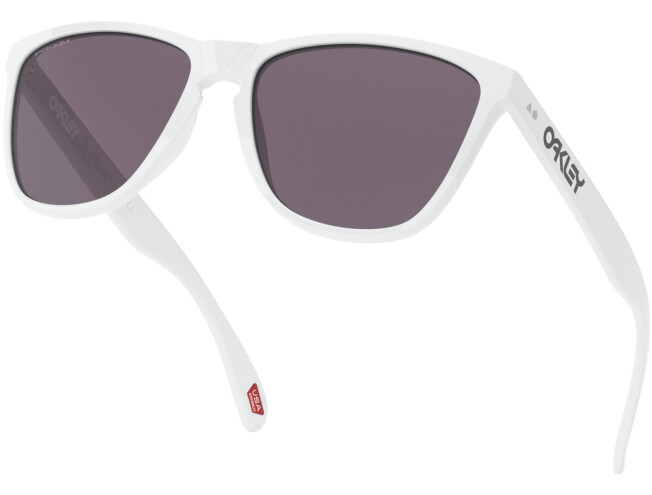 OAKLEY Frogskins 35th Anniversary Polished White Prizm Grey