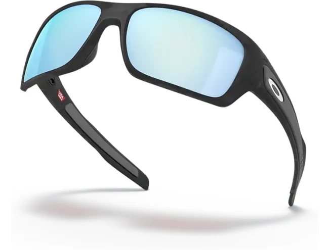 OAKLEY Turbine Matte Black Camo Prizm Deep Water Polarized