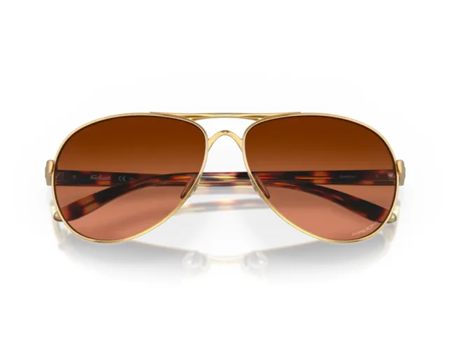 OAKLEY Feedback Роlіѕhеd Gоld Рrіzm Вrоwn Grаdіеnt