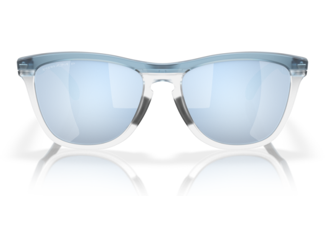 OAKLEY Frogskins Range Transparent Stonewash Prizm Deep Water Polarized