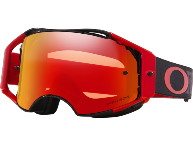 OAKLEY Airbrake MTB Troy Lee Trippy Black Prizm MX Torch Iridium