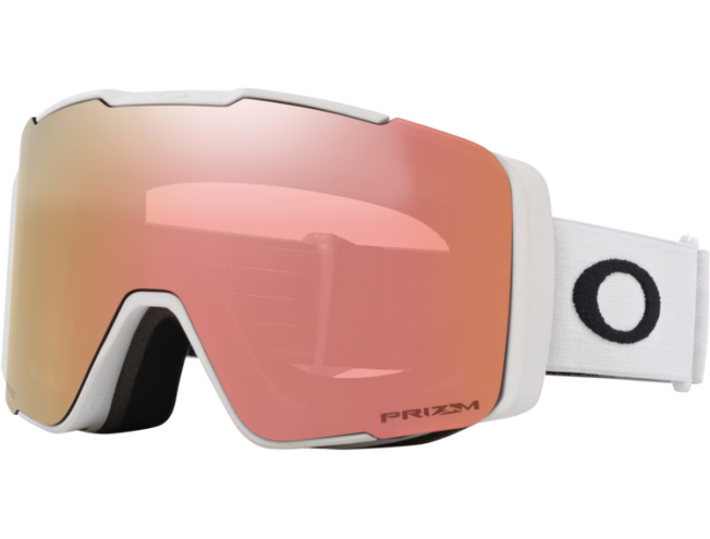 OAKLEY Line Miner Pro M Matte White Prizm Snow Rose Gold Iridium + Prizm Iced