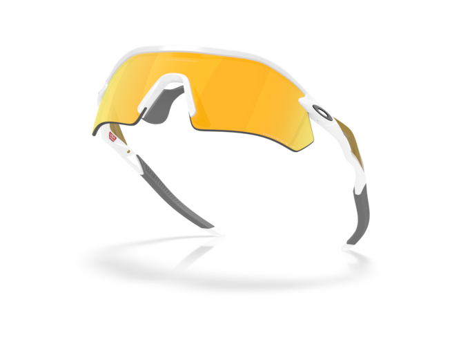 OAKLEY Radar Plate Polished White Prizm 24k Polarized