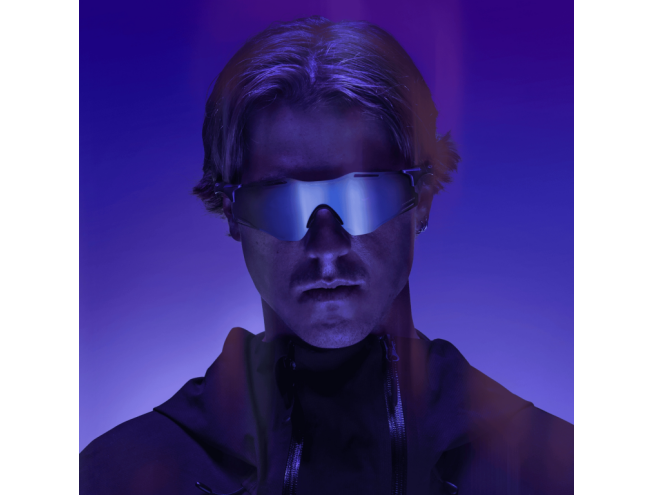 OAKLEY Cybr Zero AURA Collection - Matte Purple/Green Colorshift Prizm Black