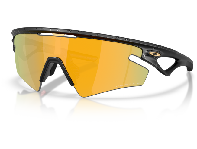 OAKLEY Sphaera Slash Special Ed. "Gridiron Collection" Matte Black Splatter Prizm 24k Polarized