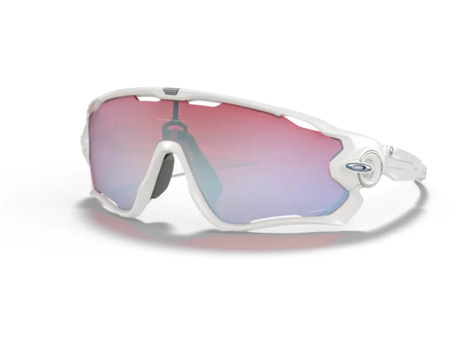 Päikeseprillid OAKLEY Jawbreaker Polished White Prizm Snow Sapphire