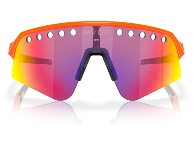 Päikeseprillid OAKLEY Sutro Lite Sweep Mathieu Van Der Poel Orange Sparkle Prizm Road
