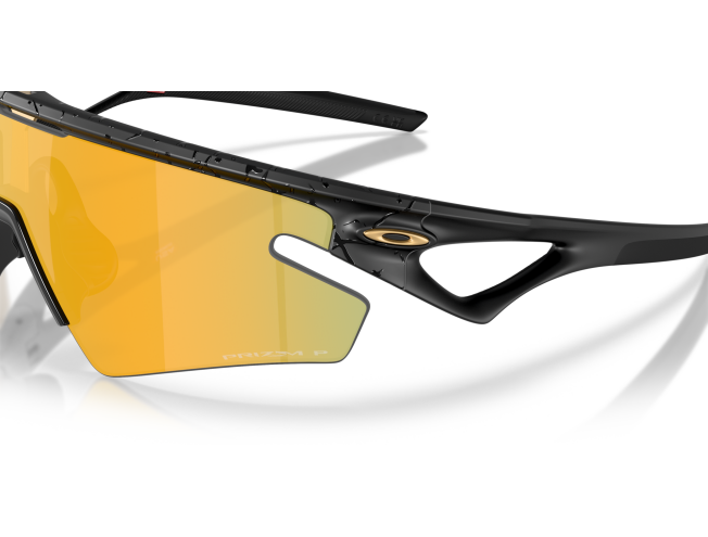 P&auml;ikeseprillid OAKLEY Sphaera Slash erimudelid "Gridiron Collection" Matte Black Splatter Prizm 24k Polarized