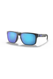 OAKLEY Holbrook Matte Black Prizmatic Prizm Sapphire Polarized