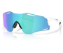 OAKLEY Cybr Zero Polished White Prizm Sapphire
