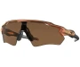 Päikeseprillid OAKLEY Radar EV XS Path Matte Red/Gold Colorshift Prizm Bronze